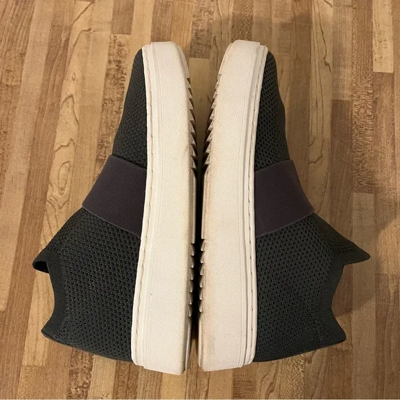Eileen Fisher Dark Gray Stretch Fit Slip On Sneakers Shoes Size 7.5 - Picture 5 of 10